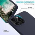 thumbnail image 2 of For iPhone 16 Pro Case Shockproof Liquid Silicone Soft Lining Phone Cover, 2 of 5