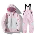 thumbnail image 6 of Hellosay Boys Girls Snowsuit for Kids Waterproof Windproof 2 Piece Snow Suit Pant and Jacket Ski Suits Winter Outdoor Overalls 3-14T, 6 of 8