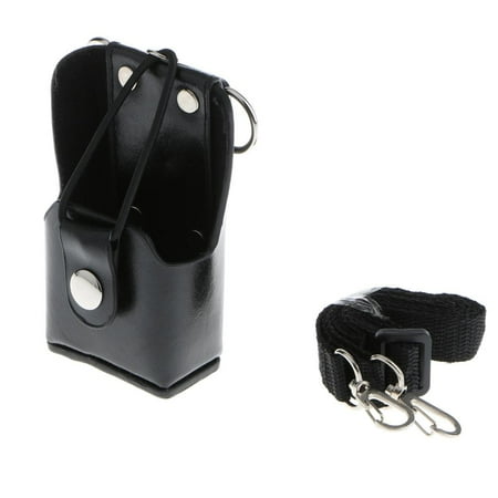 JWQFBC Two Way Radios PU Leather Bags Carrying Case Cover Protective Cover for Radio