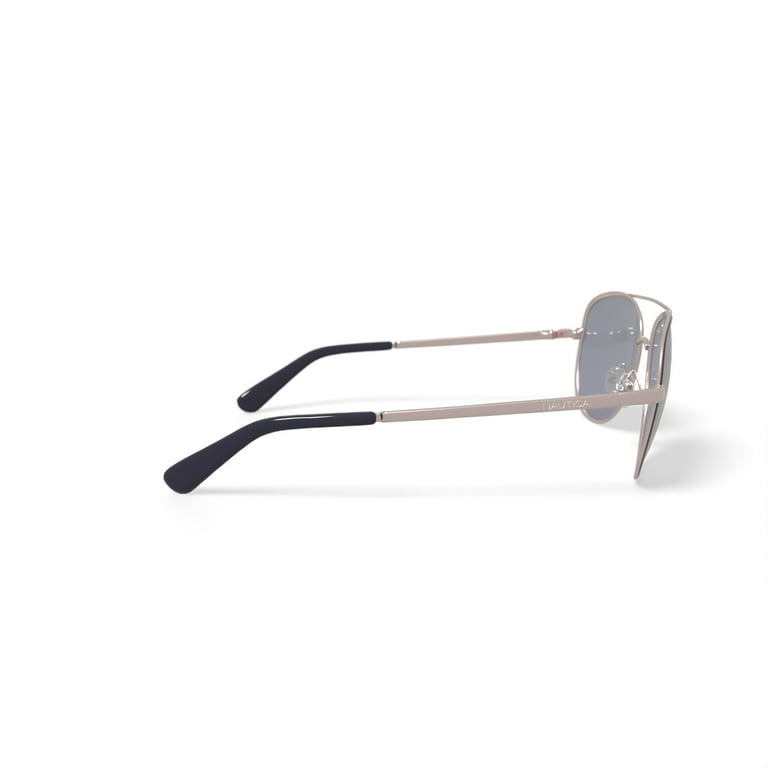 Nautica Women's Rx'able Fashion Sunglasses, NLS6008, Gold, 57-16