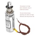 thumbnail image 1 of Solenoide Electroimán De Solenoide De CC Tipo Push-pull Cilíndrico Para Automatización Industrial MQ8-Z12B 9.8N 24VDC, 1 of 7