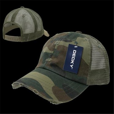 Decky 110-WOODLAND Vintage Mesh Cap, Woodland
