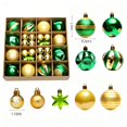 thumbnail image 3 of Qwtwty 16 Pcs Christmas Tree Ornaments Set, Shatterproof Colorful Plastic Decorative Christmas Bauble for Home Holiday Wedding Party Decor, 3 of 7