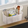 thumbnail image 2 of Wall-Mounted Plastic Organizer, Multi-Purpose Storage Box for Kitchen or Garage, 2 of 6