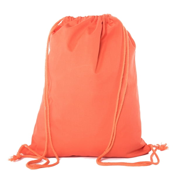 MultiPurpose 100 Cotton Canvas Drawstring BackpacksWholesale Heavy