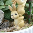 thumbnail image 6 of sruoe Garden Decoration Ground Insert, Rabbits Garden Stakes, Garden Statues, Fairy Flower Pot Decor, Decorative Yard Stakes, Ground Insert Potted, Figurines for Patio Home, 6 of 7