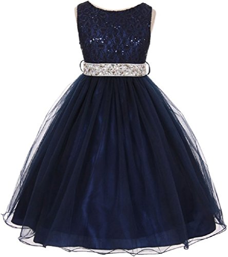 dress navy silver