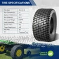 thumbnail image 3 of Set of 2 MaxAuto 26x12-12 26x12x12 Turf Tires for Lawn & Garden Mower,4 Ply Tubeless, 3 of 5