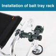 thumbnail image 4 of Soporte para sombrilla de silla de pesca, soporte para caña de pescar ajustable con rotación de 360 ​​grados, soporte para señuelos para silla, soporte para plato/linterna, 4 of 5