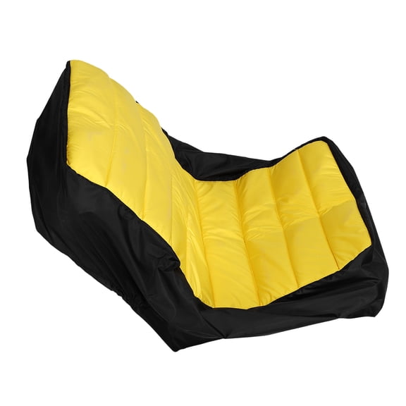 BESTYASH Weatherproof Riding Mower Seat Protector, Lightweight and Sturdy Yellow Cover for Lawn Tractor