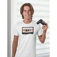 thumbnail image 2 of Audio Cassete T-Shirt Men -Image by Shutterstock, Male 4X-Large, 2 of 4