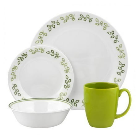 Corelle Livingware Neo Leaf Dinnerware - Set of 16
