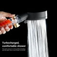 thumbnail image 6 of Handheld Shower Head, High Pressure Turbo Pressurized Shower, Anti-Clogging Nozzles, Easy to Clean, One-Hand Operation, Easy Installation, Universal Connector, 6 of 6