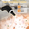 thumbnail image 4 of Powerful Steam Cleaner, 1500W ,15s Heat-Up, 6-Level Touch Control Adjustment, 1.25L Water Tank, for Floors, Sofas, Windows, Kitchen Appliances, Bathrooms,White, 4 of 7