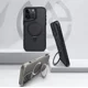 thumbnail image 3 of Funda Para iPhone Con Magsafe Tipo Fibra De Carbono Soporte, 3 of 4