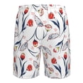 thumbnail image 6 of Naloa Tulips Flowers Men's Beach Shorts, Surfing shorts, Swim trunks, Quick Dry Swim Trunks for Surfing Beach Fun - X-Large, 6 of 9