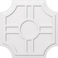 thumbnail image 1 of Ekena Millwork CMP38HS 38 in. OD x 12.5 in. Square Haus Architectural Grade PVC Contemporary Ceiling Medallion, 1 of 1