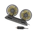 thumbnail image 1 of Car Fan Dual Head 2 Dashboard Electric Fans Speed 360 Rotating Fit for Dashdoard Vehicle Summer, 1 of 9