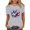 Gray, variant on VerPetridure American Flag Shirts for Women 4th of July Tops USA Print T Shirt Casual Short Sleeve American Proud T-Shirt Tops