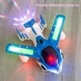 thumbnail image 2 of Auto Toy Automatically Change Direction Wear-resistant Plastic Rotating Deformation Flying Car for Home, 2 of 8