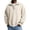 Beige, variant on Men's Quarter Zip Sweater Pullover Long Sleeve Casual Knit Sweatshirt Tops
