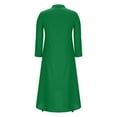 thumbnail image 6 of Wdfiry Button Down Shirt Dress for Womens Long Sleeve Cotton Linen Dressy Dress with Pockets Turn Down Collar Plus Size Casual Dress, S-5XL, 6 of 7