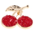 thumbnail image 1 of WHAMVOX Broche Pin Para Mujer Con Cereza De Y Metal Para Adornar Casual Y Formal, 1 of 6