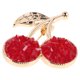 thumbnail image 1 of WHAMVOX Broche Pin Para Mujer Con Cereza De Y Metal Para Adornar Casual Y Formal, 1 of 6