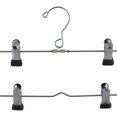 thumbnail image 4 of Organize It All 4 Tier Skirt Hanger in Silver, 4 of 10