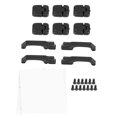 thumbnail image 1 of RC Door Kit, 1set Plastic Door Hinges and Handles for TRX4 1/10 RC Crawler Car, 1 of 8
