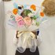 thumbnail image 5 of Granjero Gordo Papel de niebla matutina suave y dorado con caja de niebla, papel de vidrio semitransparente, material para paquete de flores, papel para envolver regalos de flores, 5 of 5
