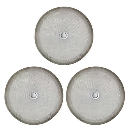 

3pcs Portable Coffee Machine Stainless Steel Filter Mesh Pot Simple Strainer Mesh