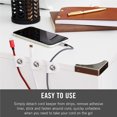 thumbnail image 4 of RGRGSA-Cable Clips | 30 Pack Nylon Cord Keeper with Adhesive | Removable Cord Holder for Desk, Wall or Nightstand Cable Management | Black and White, 4 of 4