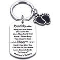 thumbnail image 7 of New Dad Gift Keychain for Men Him New Daddy to Be Gifts for Husband Boyfriend from Wife New Mommy Baby Announcement Pregnancy, 7 of 7