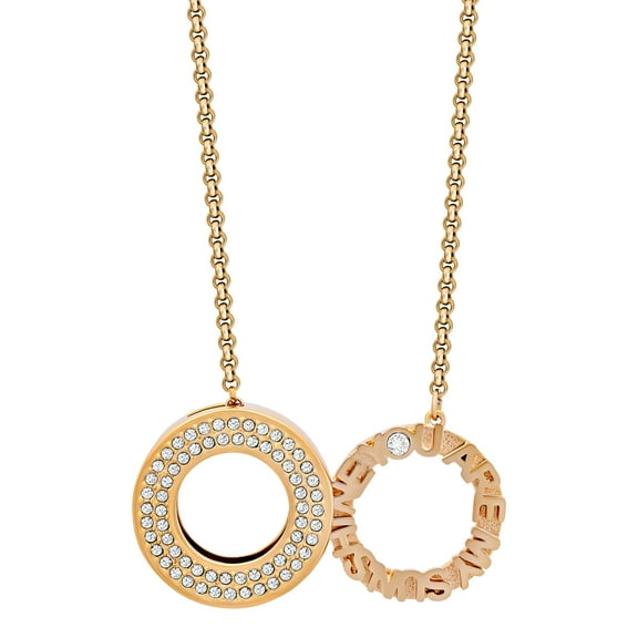 Swarovski Admiration 18k Rose Gold-Plated Clear Crystal Pendant Necklace 5290144