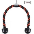 thumbnail image 1 of Triceps Cable Rope Nylon 70/90Cm Biceps Triceps Rope Cable Pull Fitness Cable Pull Handle With Non-Slip Double Handle For Workout Fitness, 1 of 6