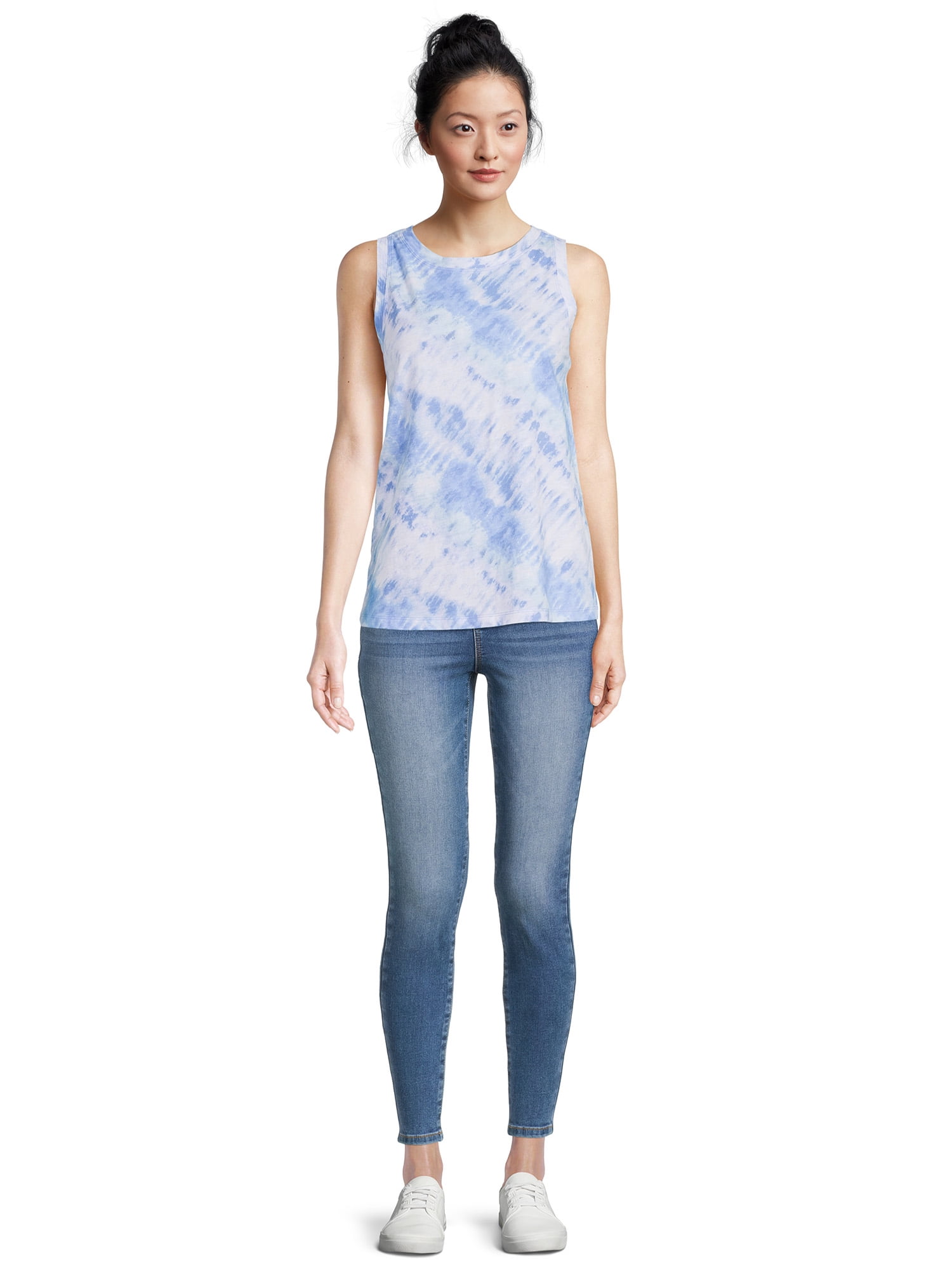 Time and Tru Women's Tie Dye Tank Top