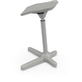 thumbnail image 2 of MooreCo Elate Perch 33.8" Adjustable Polyurethane Stool with Steel Base in Gray, 2 of 10