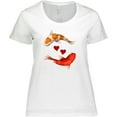 thumbnail image 3 of Inktastic Koi Carp Fish Japanese Women's Plus Size T-Shirt, 3 of 5