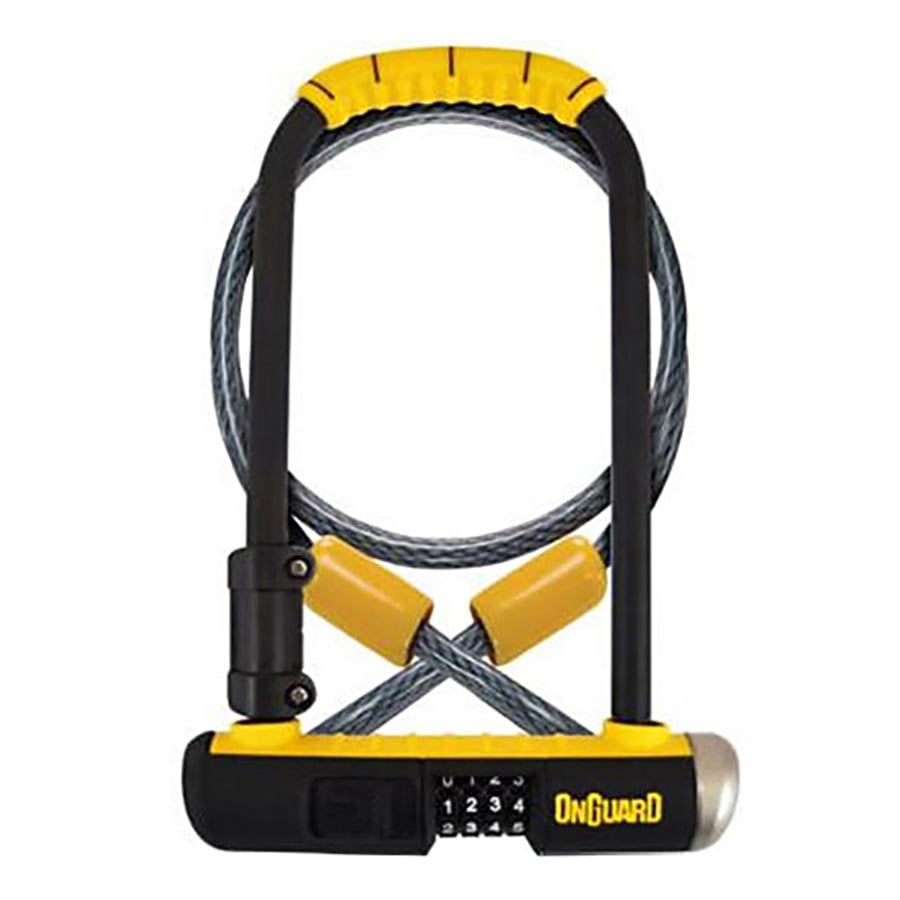 Onguard Bulldog 8012C Lock Og U 8012c Bulldog Dt Std Combo 5x9/10mmx4ftcbl