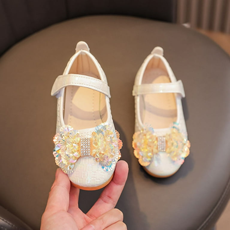 Sngxgn Flower Girl Shoes Dress Shoes Toddler Girls Flats Low Heel