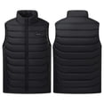 thumbnail image 2 of Luivaraty Mens Womens Heated Vest with Battery Powered 8 Heating Area 3 Temperature Modes Jackets Casual Winter Warm Fleece Jacket, S-3XL, 2 of 6