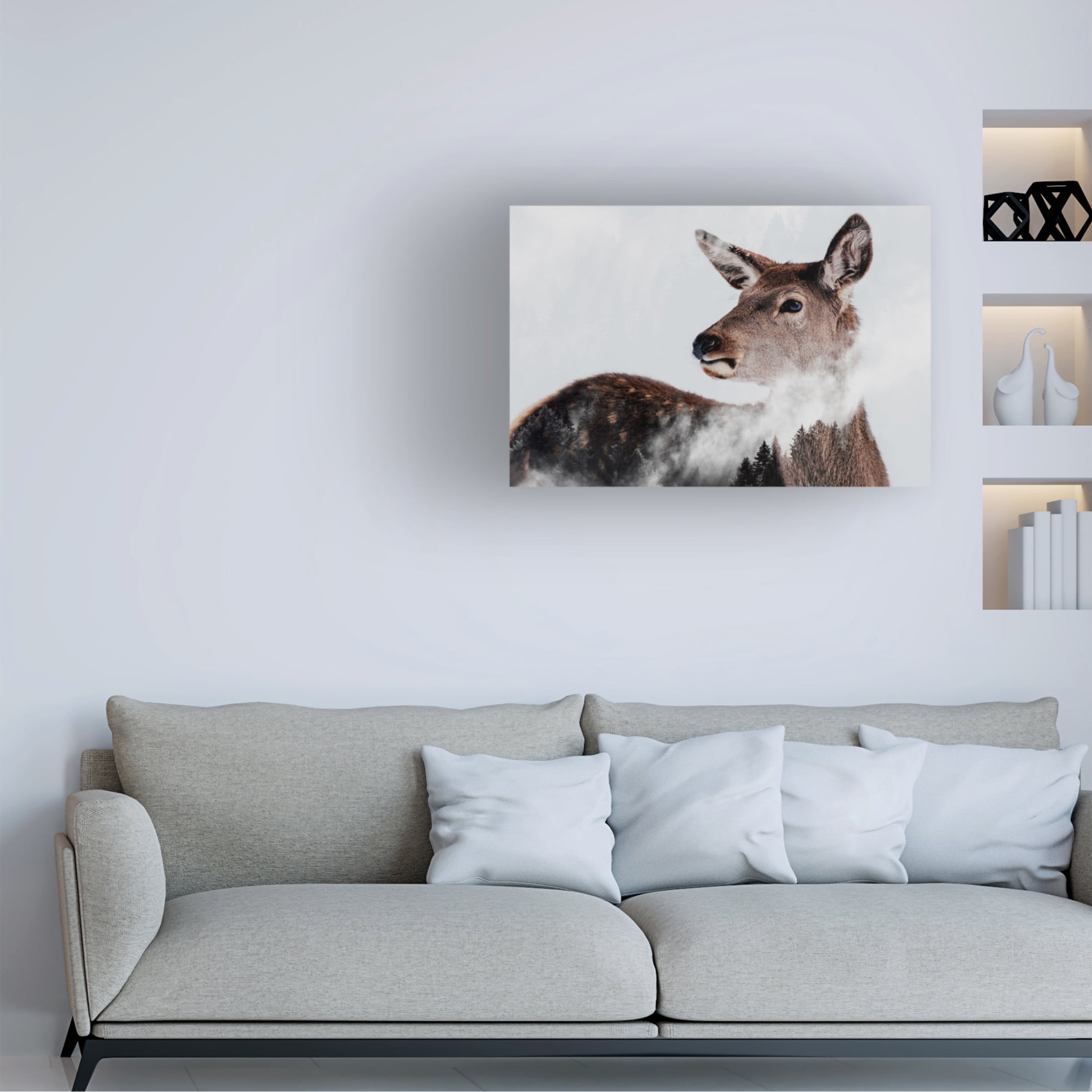 Canvas Wall Art - Angyalosi Beata 'Breathe' Wall Art for Living Room, Bedroom, or Office D?cor by Trademark Fine Art - 24 x 16 Inches