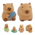 thumbnail image 4 of Masteelf  6 Pcs Miniature Landscape Decoration Figurines Micro Capybara, 4 of 7