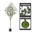 thumbnail image 2 of Maritcute 4FT Artificial Eucalyptus Tree for Home Decor, Eucalyptus Tree Artificial with Realistic Trunk and Lifelike Leaves, Faux Eucalyptus Tree in Pot for Office Home Decor, 2 of 9
