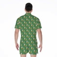 thumbnail image 2 of Cute Shamrock Saint Patrick'S Day Short Sleeve Men'S Rompers, Irish St. Patrick'S Day Casual Summer Jumpsuits Outfit, 2 of 4