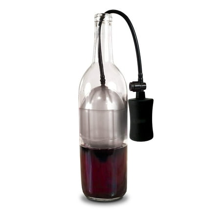 Barrel Cork Air Cork Wine Preserver (with spare balloon) - as seen on Shark Tank (Charcoal - Barrel) ()