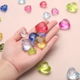 thumbnail image 5 of Uxcell 50pcs Acrylic Heart Beads 19x17mm Heart Shape Craft Loose Beads for Decoration Making Bracelet Necklace Jewelry Making, Deep Lake Blue, 5 of 6