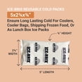 thumbnail image 2 of Paquetes de hielo AVIDITI Ice-Brix aptos para alimentos reutilizables (paquete de 96), 2 of 4