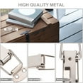 thumbnail image 4 of MasteelfCA 4pcs Metal Wooden Case Buckle Latch Buckle Latch Case Hasp Accessories, 4 of 7